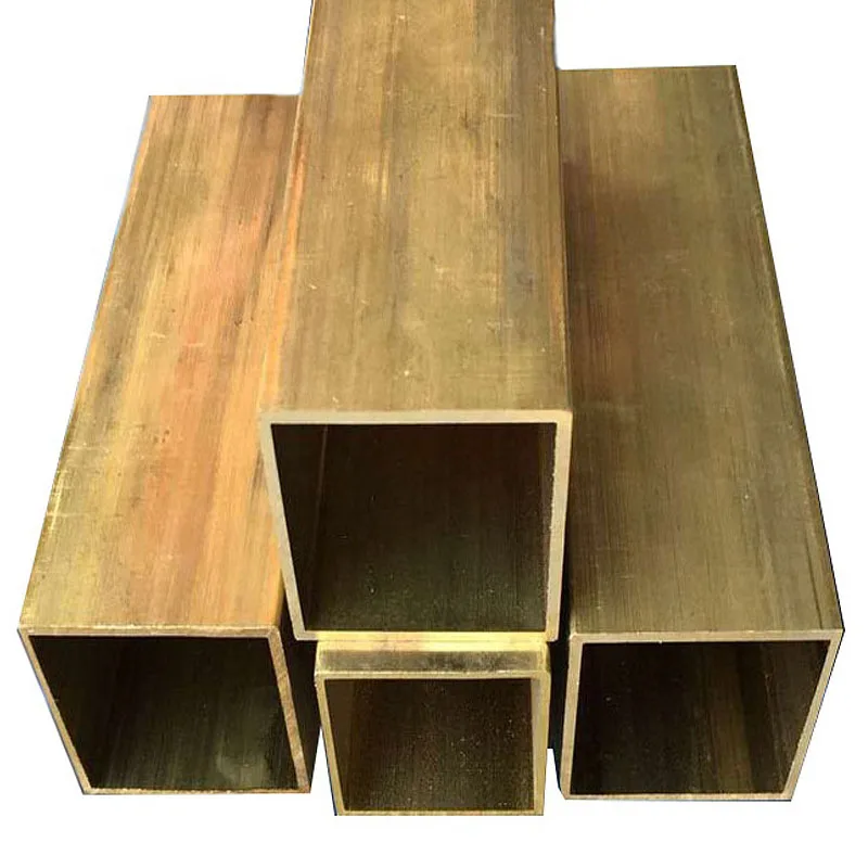 Sale of ASTM B280 Square Brass Pipe C1100/C12200 Red Copper Tube Grade C11000 Copper Pipe