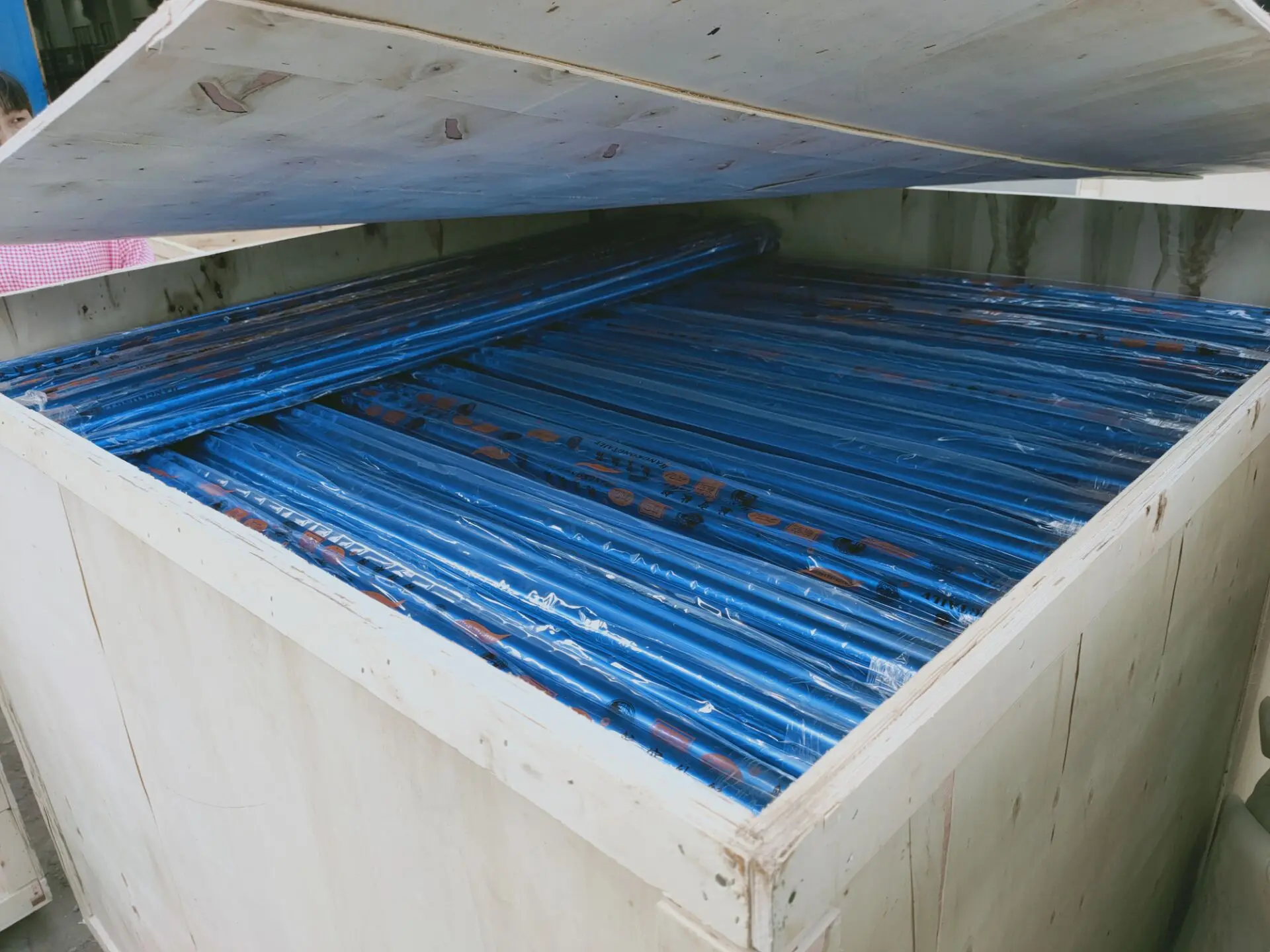 10-50mm Aluminum Tube Material 7075 Round Pipe T6 Polishing Anodized Blue Color for Gider