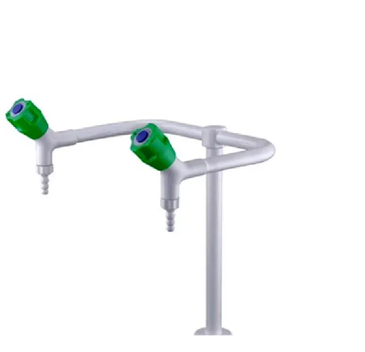 Double Outlet/way Water Faucet Modern School Furniture School Science Hot Cold Mixer Laboratory Furniture School Bench 1set