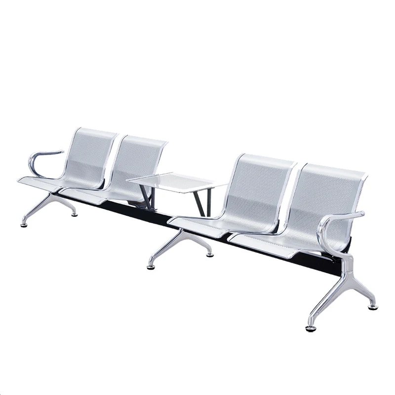 PU Hospital and Other Waiting Chairs Multi-position Airport Chair Stainless Steel Public Row Manufacturer