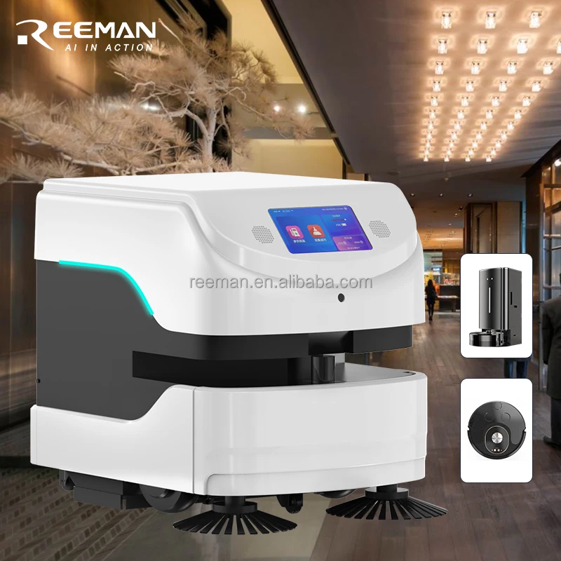 Factory Promotion 15L High Capacity Wet and Dry Commercial Floor Cleaning Machine Robotic Vaccuum Cleaner Robot