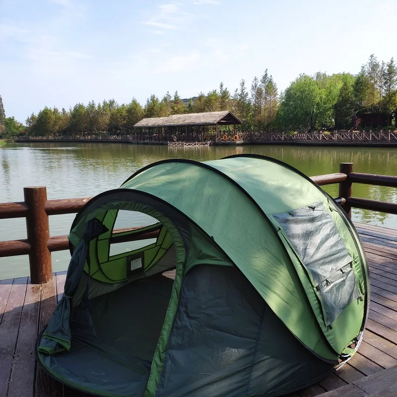 oxford fabric tent solar camping tent good quality camping pop up boat family tent