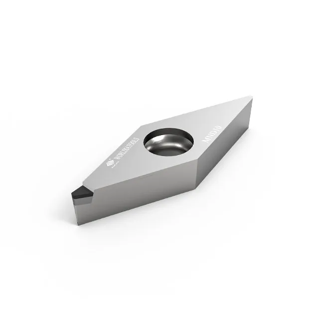 PCD inserts for turning aluminum A6061 ADC12 with MND10 material VBGW/VBGT high and stable performance