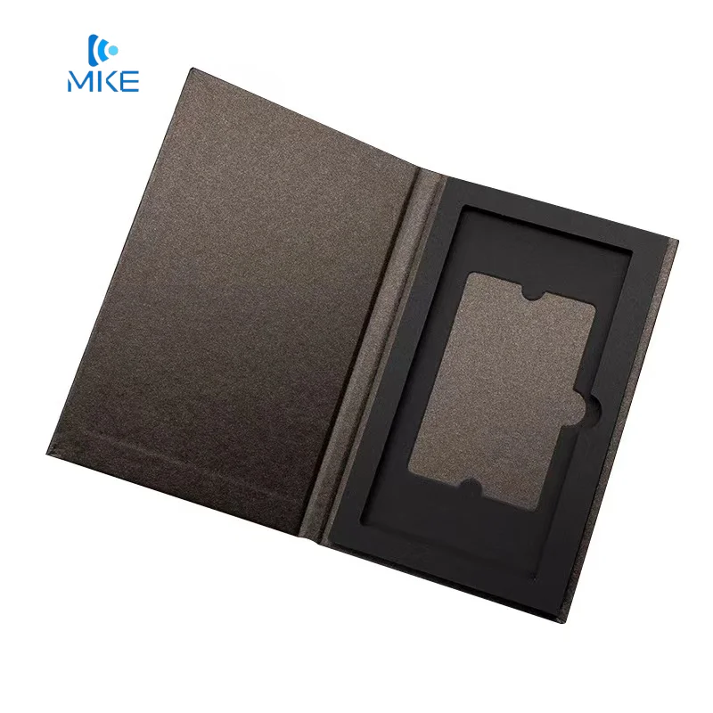Custom gold foil stamping gift sports cards with paper boxes packaging