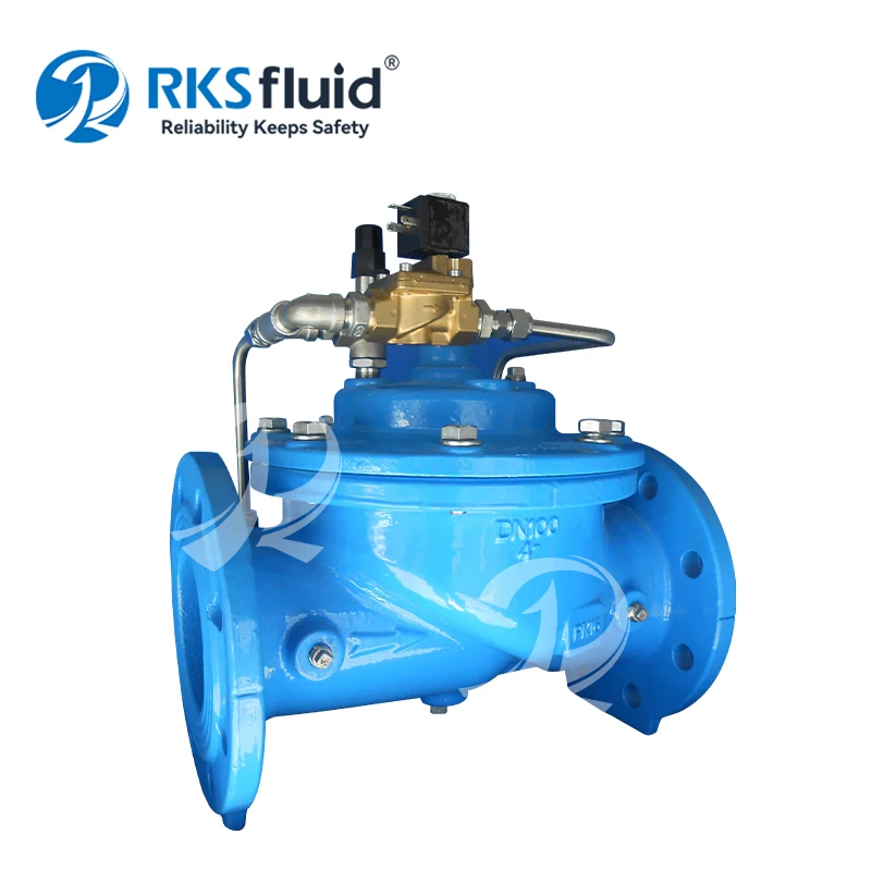 PRV Valve Supplier DN50 PN16 Ductile Cast Iron Water Flange Automatic Hydraulic Solenoid Control Valve