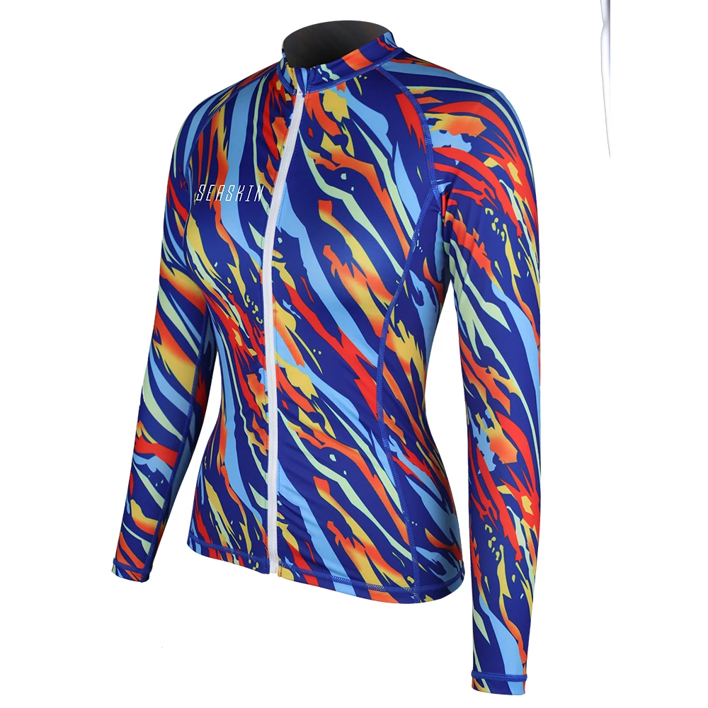 Hot selling Design Swimming Suit Women long sleeve Suit Woman rash guard wetsuit Swimwear