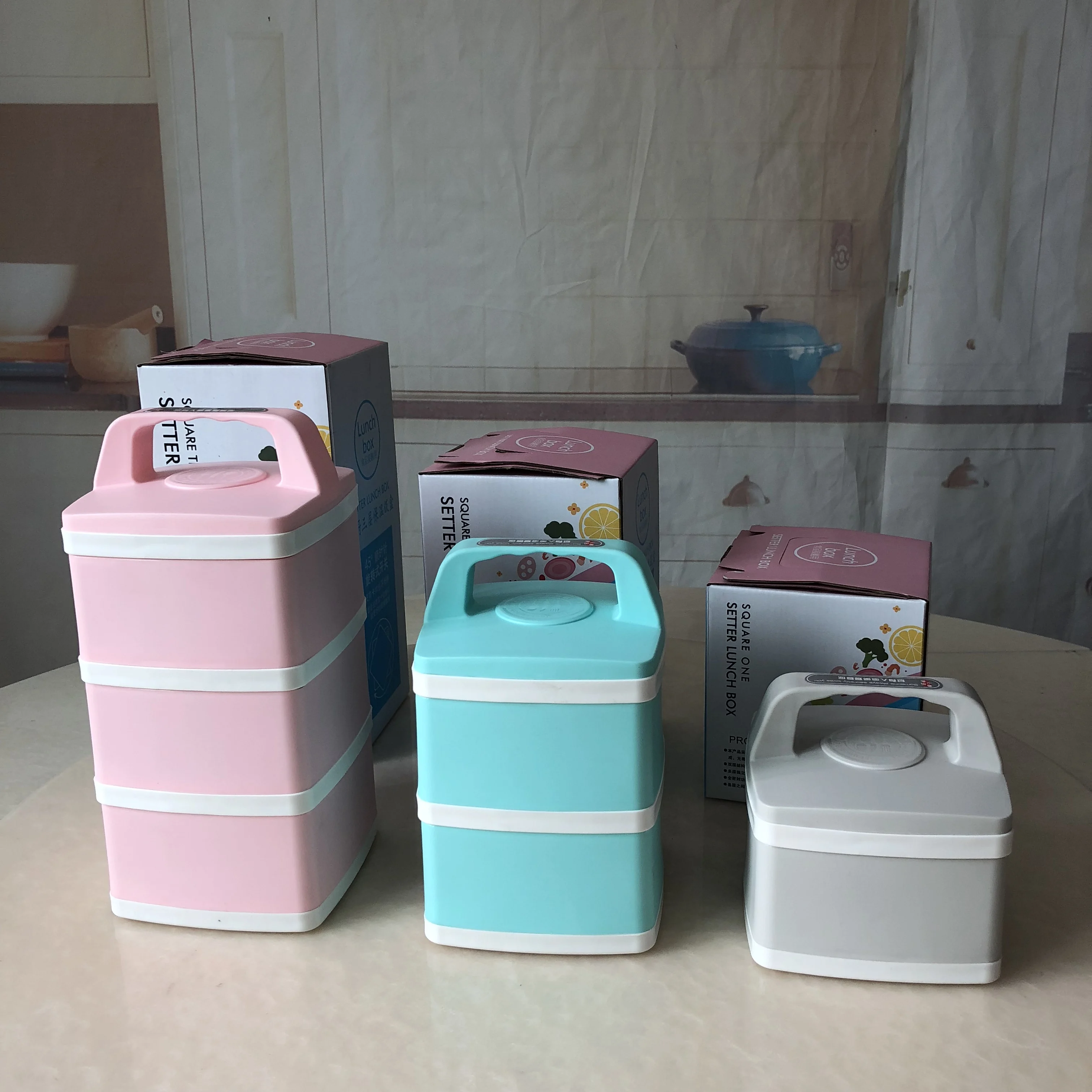 New 18/8 tiffin thermal leakproof bento lunch box container for kids