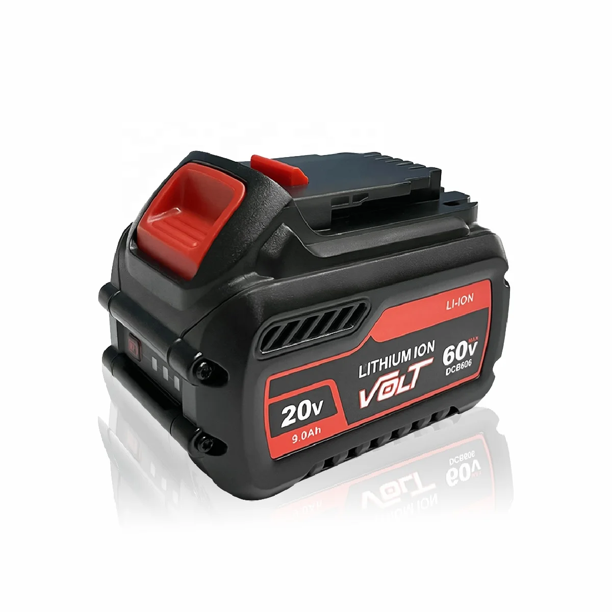 Factory Price 20V/60V Dewalts DCB606 7.5Ah 9.0Ah Lithium-ion Max Flexvolt Battery for Dewalt Power Tool with LED indicator
