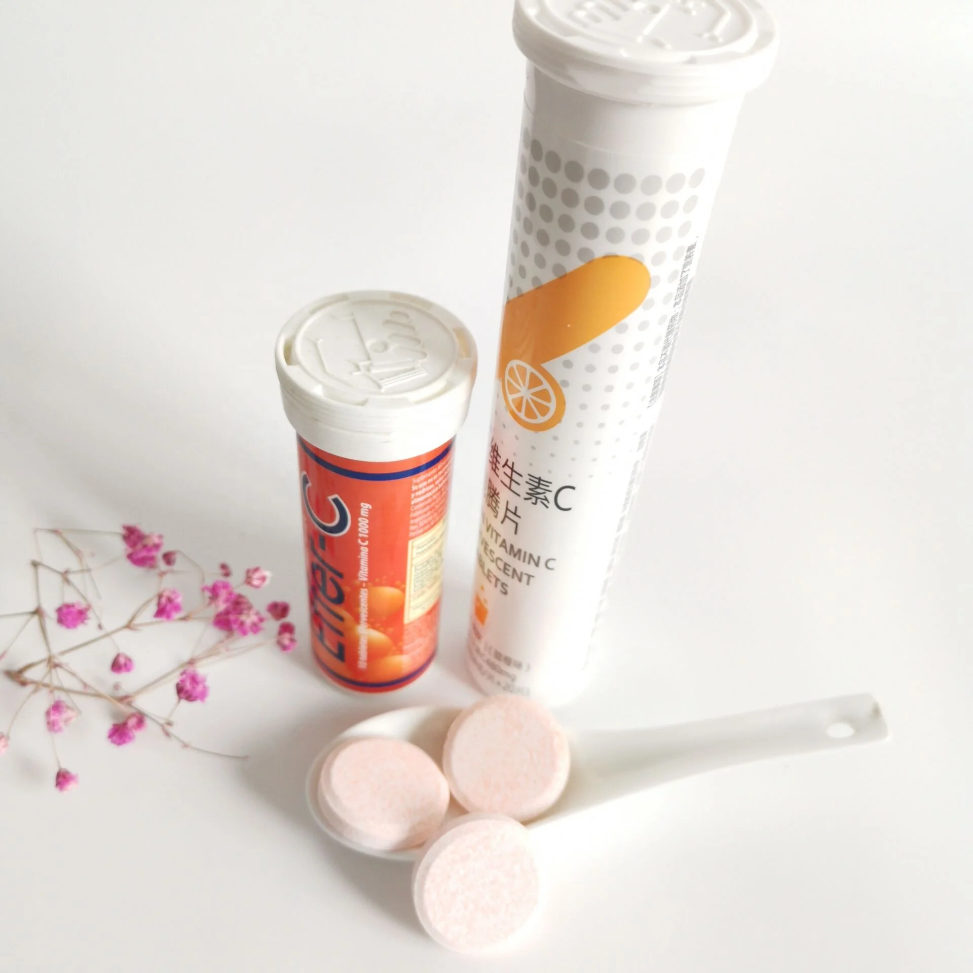 Частная торговая марка OEM витамин C железо-магниевые шипучие таблетки 4 г