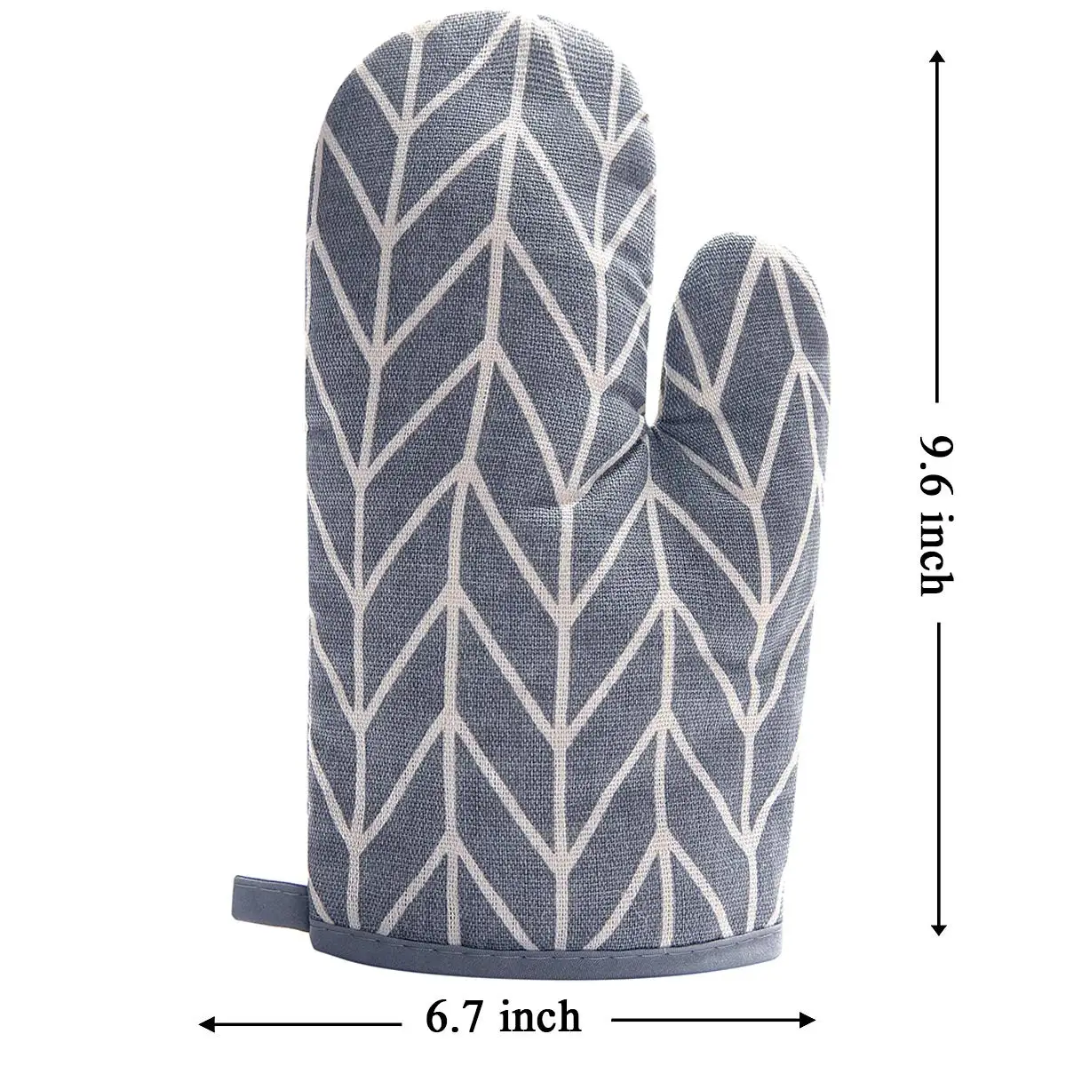 Oven Mitts and Potholders BBQ Gloves-Oven Mitts and Pot Holders with Recycled Infill Silicone Non-Slip Cooking Gloves