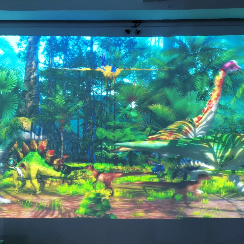3D AR Magic Jurassic Park painting Game Indoor Interactive Projection System Drawing Projector Wall for kids