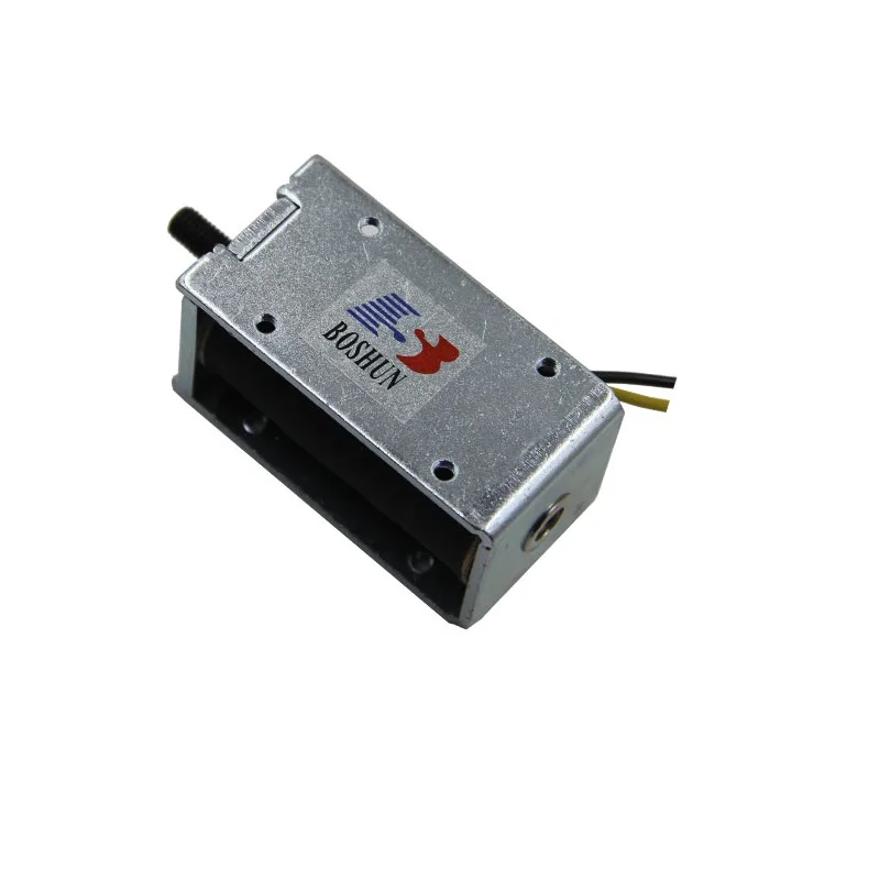 Customization BS-1253  DC12V open frame electromagnetic electric holding push  pull solenoid