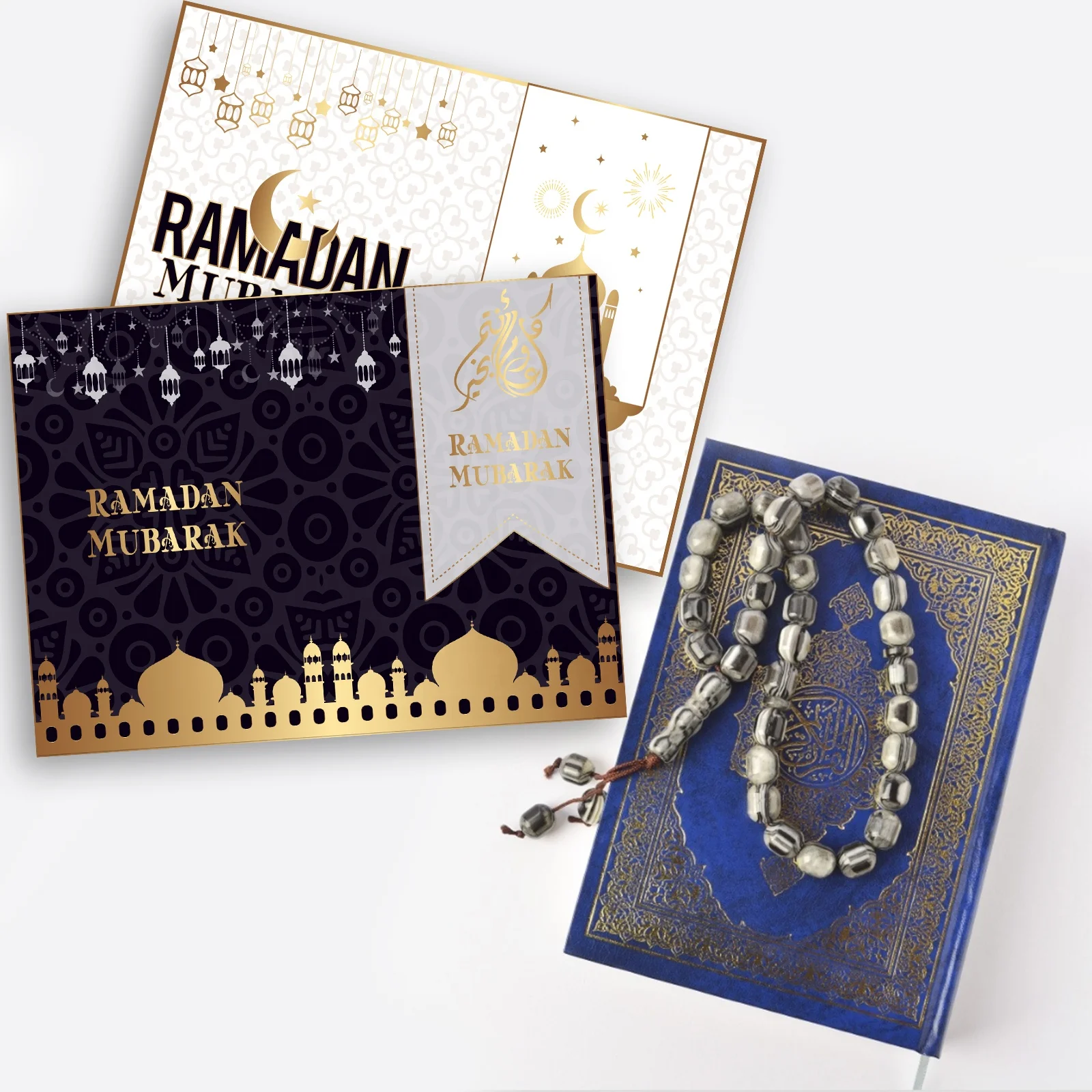 HK004 Eid Mubarak mulim Ramadan Party пригласительные на стол открытки место поздравительные и конверты украшения принадлежности для вечеринок