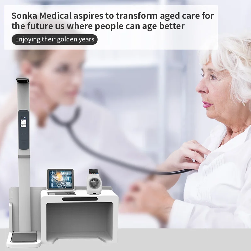 Новый Умный медицинский осмотр Sonka Good Doctor с самостоятельным обслуживанием для беременных киоск проверки индекса кровяного давления тела забота о