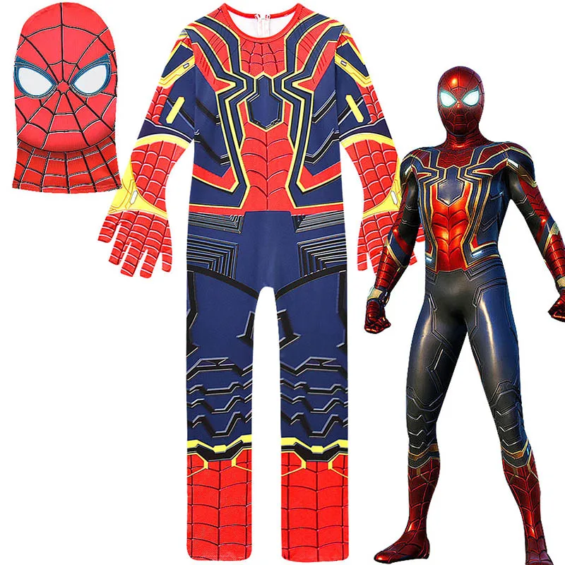 Costume Fancy Jumpsuit Adult And Children Halloween Costume spiderman cosplay costumes