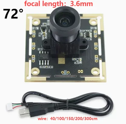 1/2/5 megapixel USB camera drive free module OV9732 module 720P HD face recognition camera 60/72/100 /160/180 degree