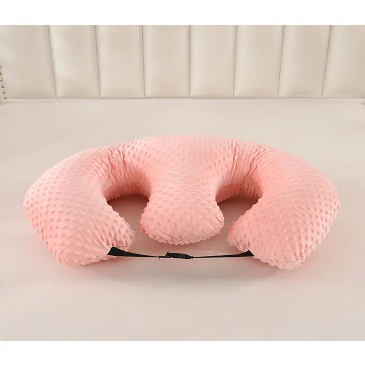 Baby Nursing Pillow OEM ODM Cotton Adjustable Newborn Baby Nursing Pillows Double Breastfeeding Pillow