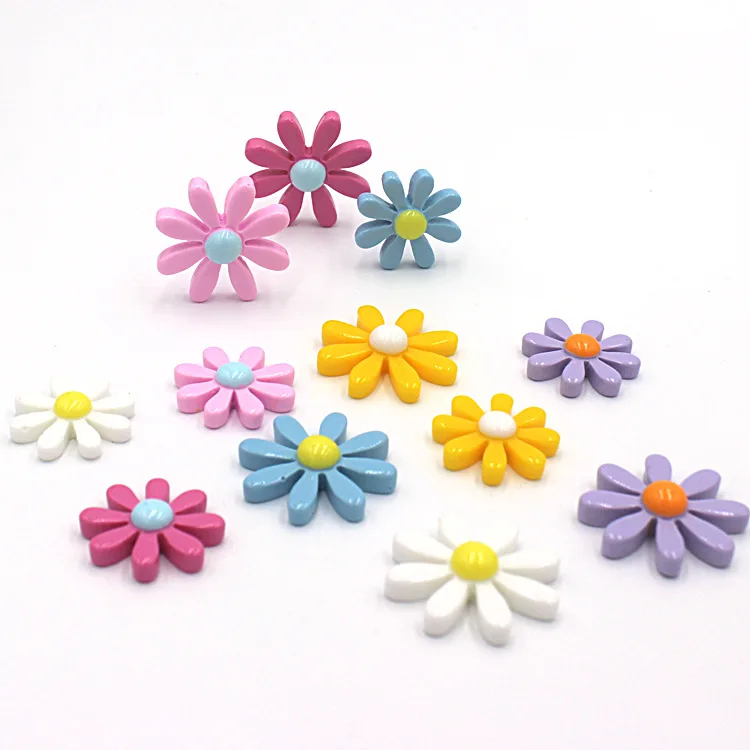 17/22/28 мм Смола Маргаритка цветок кабошон плоская задняя часть Скрапбукинг для волос бант центры DIY украшения