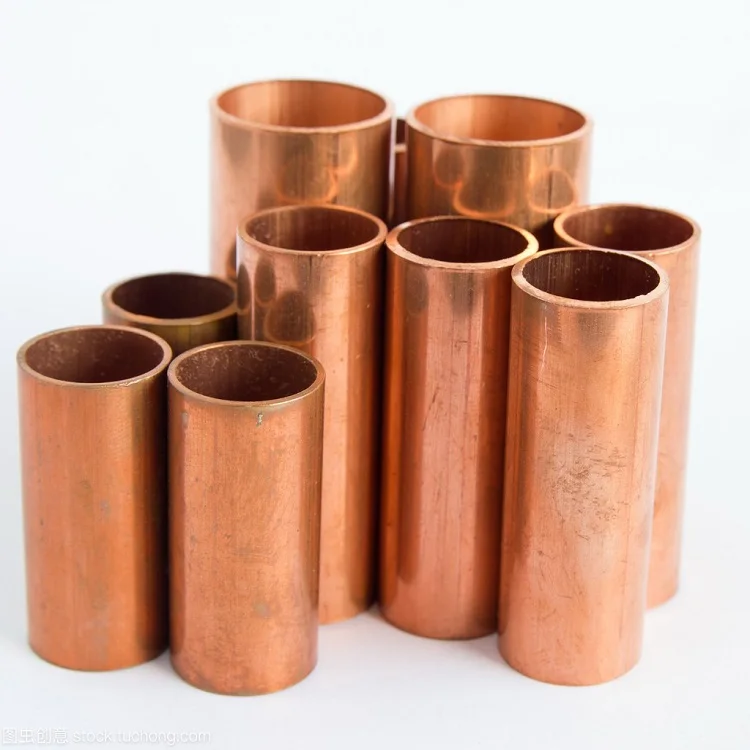 Straight ASTM C10100 C10200 Copper Tube / Copper Pipe