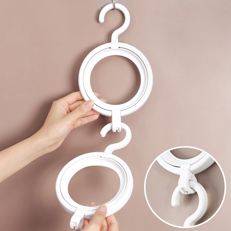 Home Stackable Hanging Bedroom Dormitory Door Wardrobe Hook Scarf Coat Display Shelf Hat Storage Rack
