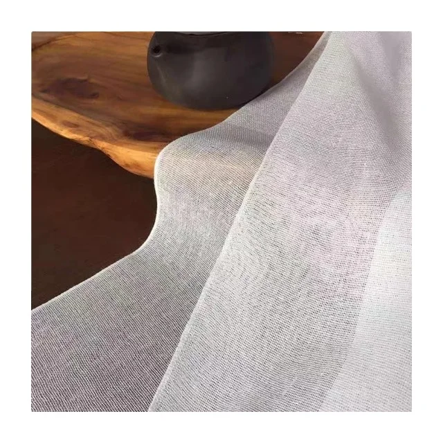 100% cotton white single layer mesh gauze  muslin fabric for hospital  fabric  curtain   baby cloth diapers and mask