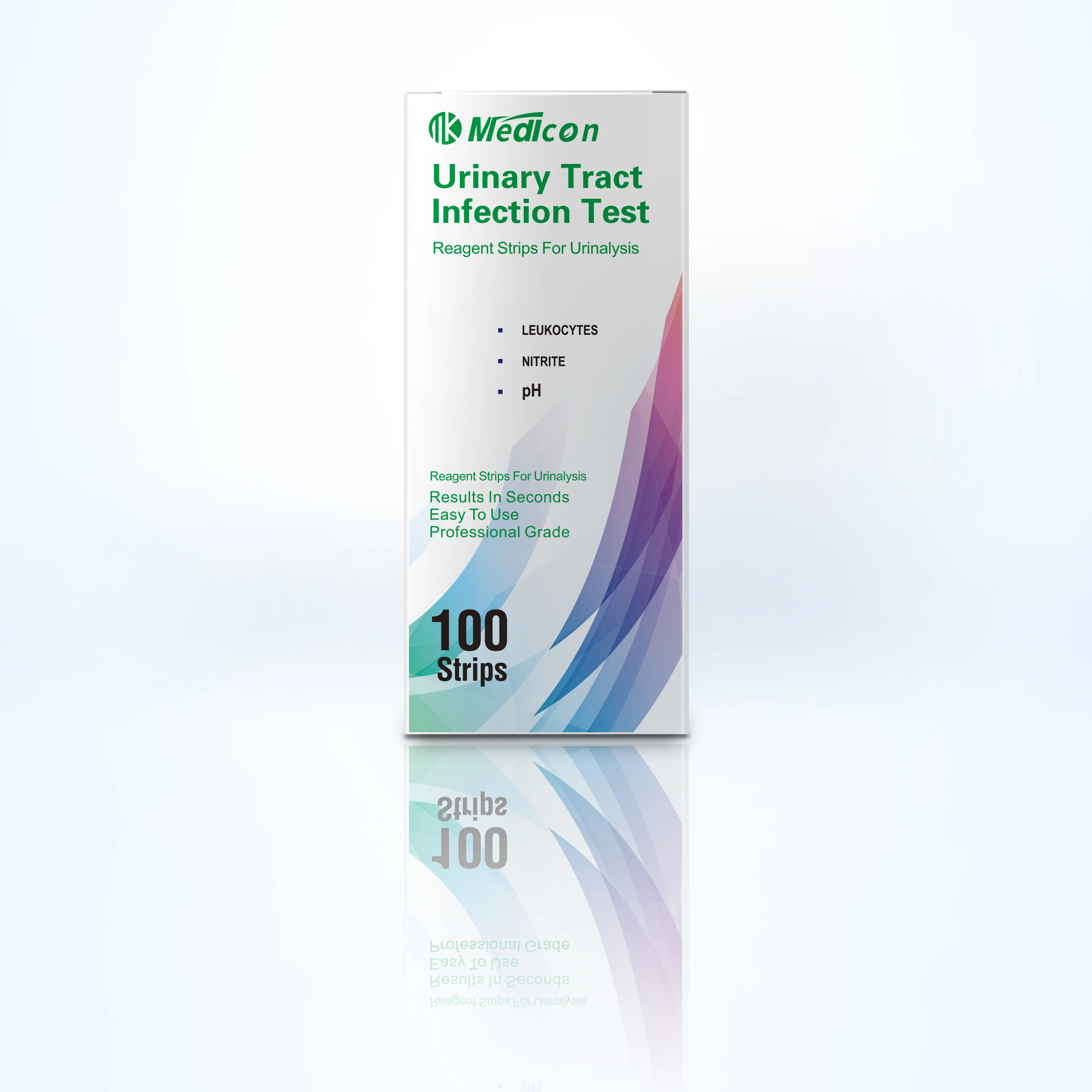 Легко читать Sensitive100ct на каждый день 3 Параметры моче тест-полоска для теста мочевой желудочно-кишечного тракта инфекции тест-полоски Тира de prueba