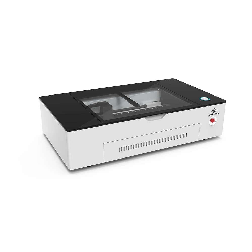 Новый 2023 Gweike Cloud Pro CO2 (50 Вт) лазерный резак и гравер с поворотным 510*300 мм для деревянной акриловой бумаги