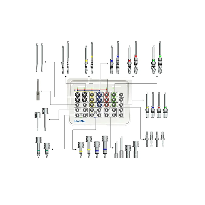 LeadOss Dental Implants Titanium Gingiva Repair Basic Surgical Kit
