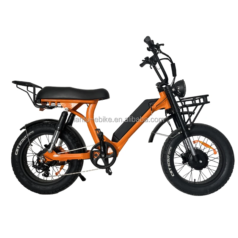 OEM manufacturer full suspension electric bike step thru fat tire electric bike with dual motor ebike for sale