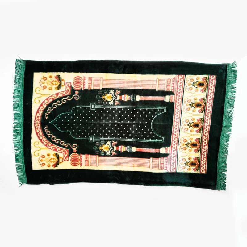 muslim religion prayer mat polyester carpet 70x100cm