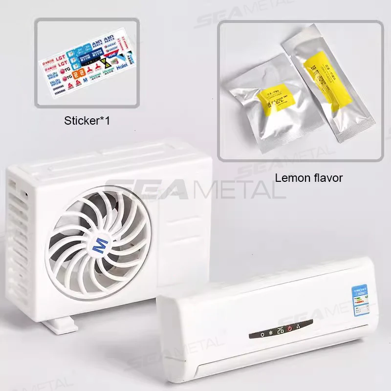 Car Perfume Diffuser Solar Mini Air Conditioner Decorative Air Freshener Air Outlet Car Aromatherapy Fragrance Tablet