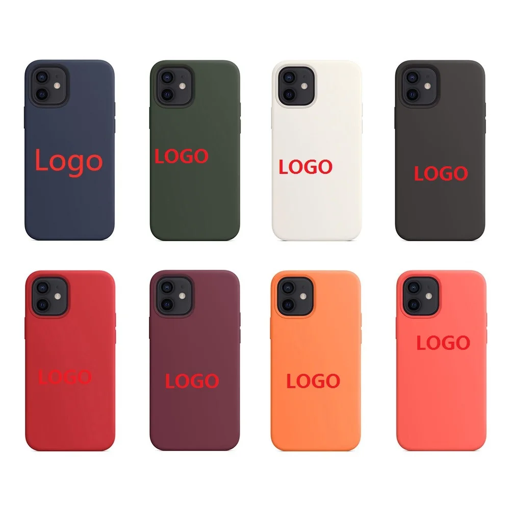 2022 new custom LOGO Silicone Tpu Custom Designers Mobile Phone Case Cover liquid silicone phone case accessories for iPhone
