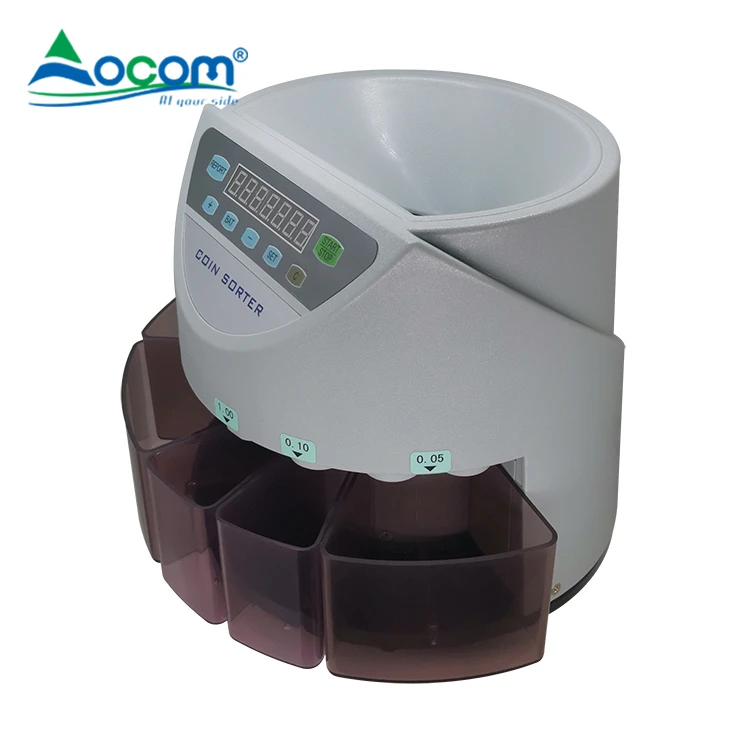 Multi-currency Coin Sorter Counter Machine with LED Display