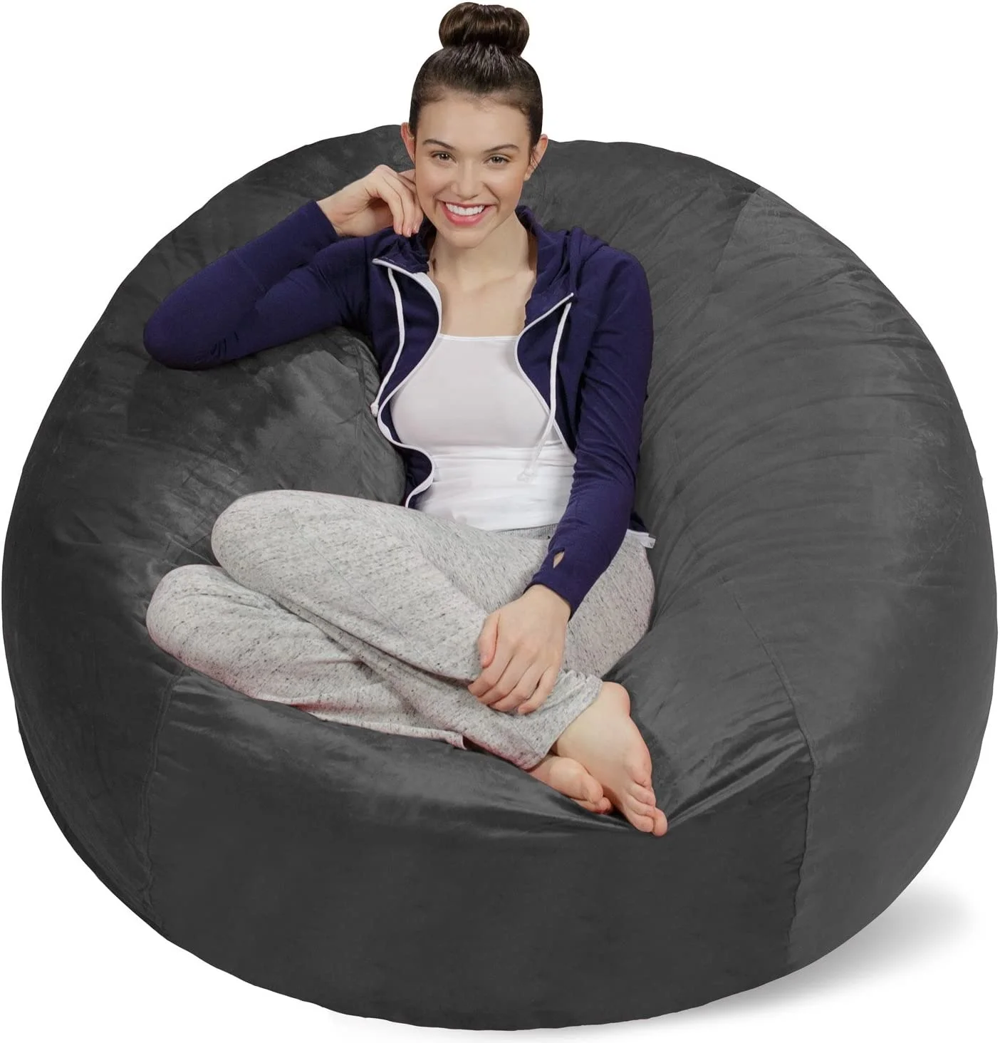 memory foam filled ultra soft bean bags chair sofa sack lazy sofa