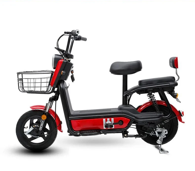 High Quality E Moped Scooter 400W 48V 12Ah LEAD ACID Battery Electric Bicycle Electric City Bike For Sale