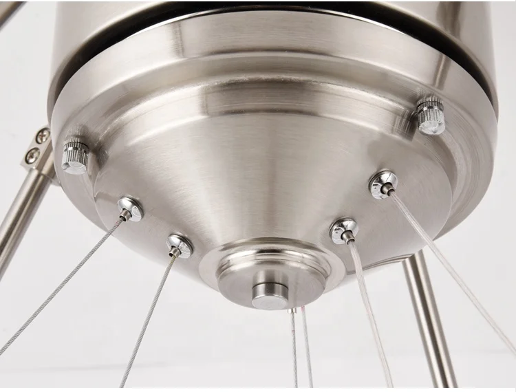 2040A 110v 220v Modern remote control bladeless ceiling fans with lights lamp led designer luz con ventilador oculto techo