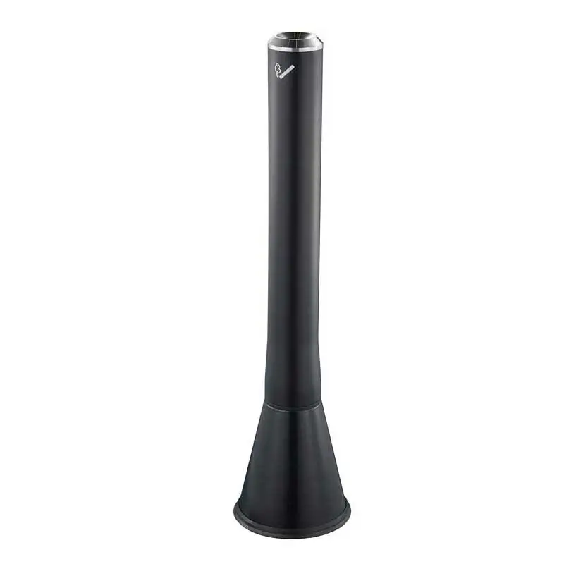 outdoor round stainless steel solid metal ashtray street and shopping mall standing ashtray bin