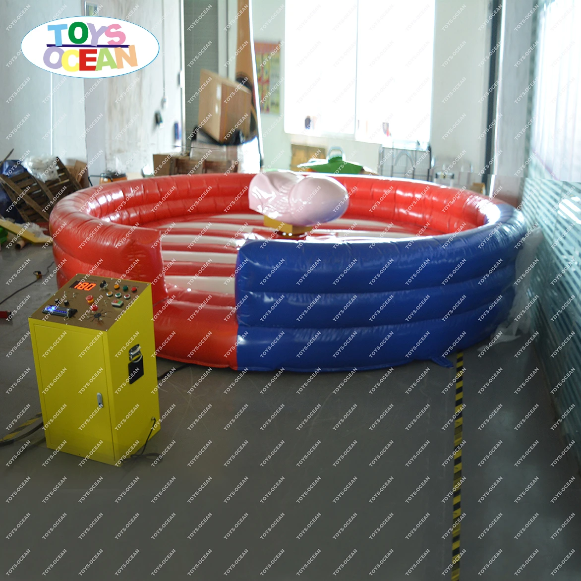 Outdoor Sport Games Mechanical Inflatable Rodeo Bull for Adults