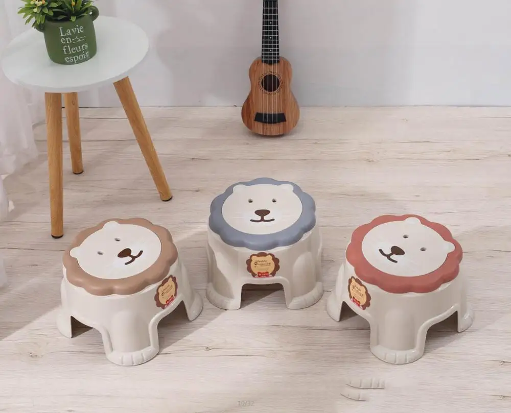 
Animal Shape Stackable Kids Baby Step Foldable Plastic Chair Toilet Stool 