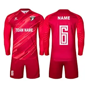 Мужская футбольная форма KELME на заказ футбольный вратарь джерси одежда мягкий комплект тренировочная футбольной