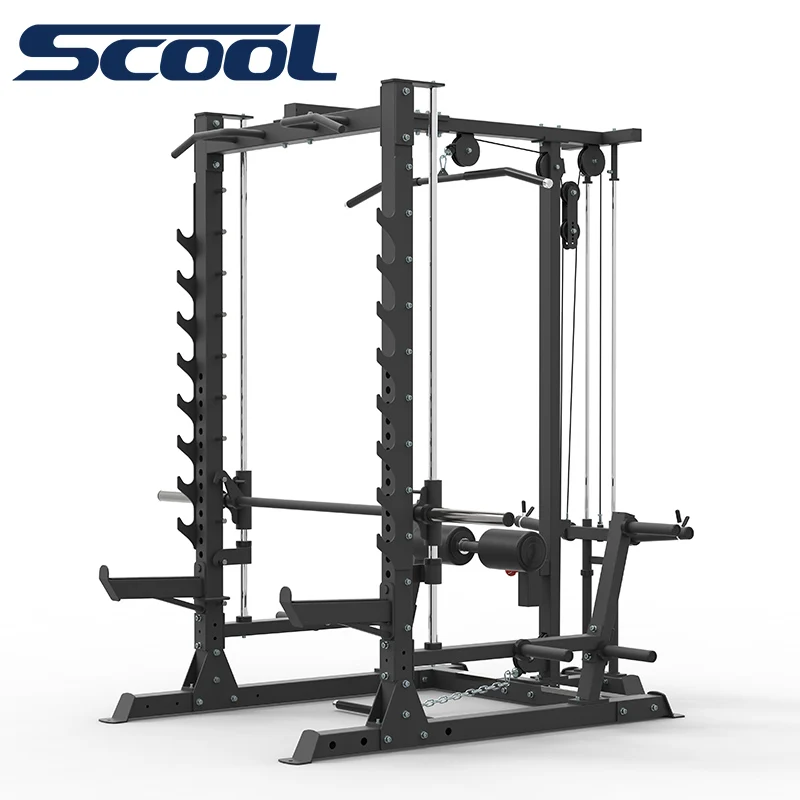 Customized Gym Home Smith Machine Commercial Comprehensive Training Equipment Set Multifunctional Gantry Squat Racks