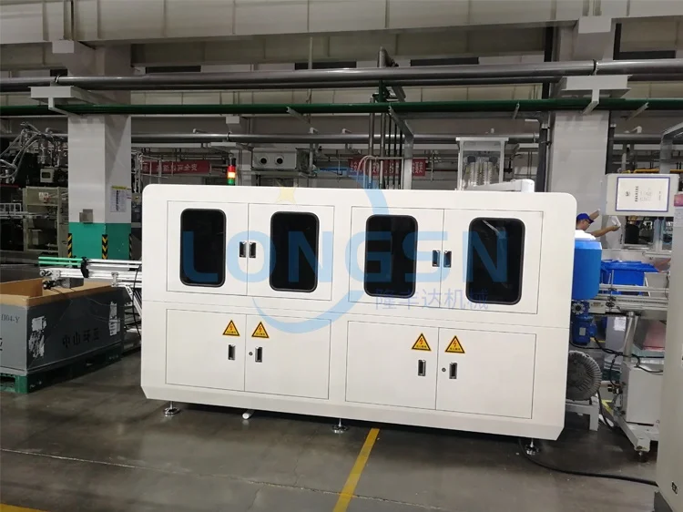 Customize automatic plastic bottle lid visual inspection service cap vision inspection machine system