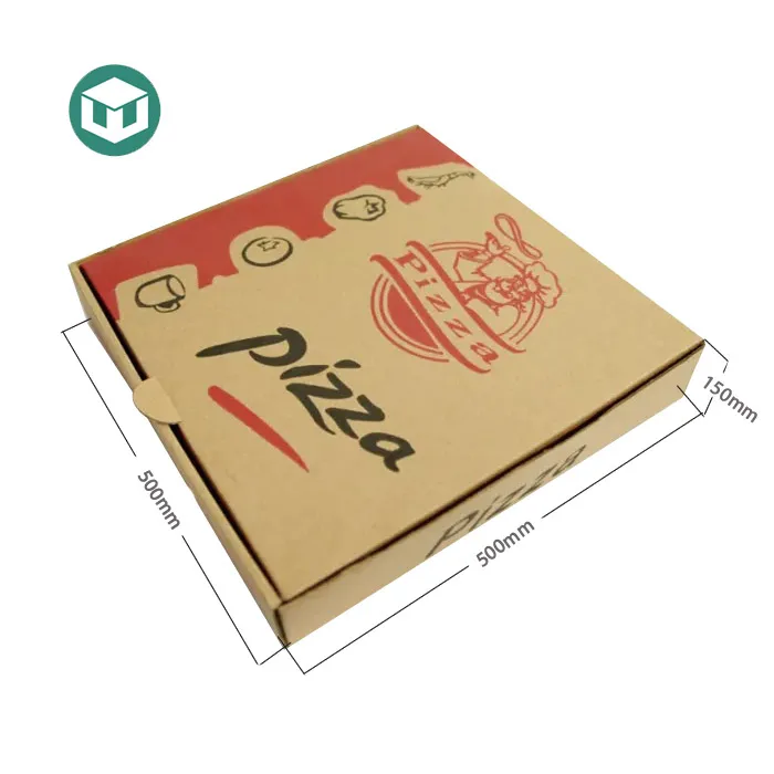 Cheap Food Grade Paper Rectangular Pizza Box, Pizza Box Carton