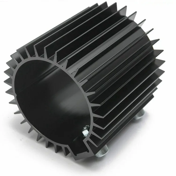 Black Engine Oil Filter Cooler Cover 80mm