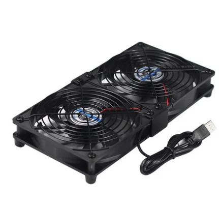 Router radiator switch broadband cat mesh set-top box cooling fan 12cm USB fan
