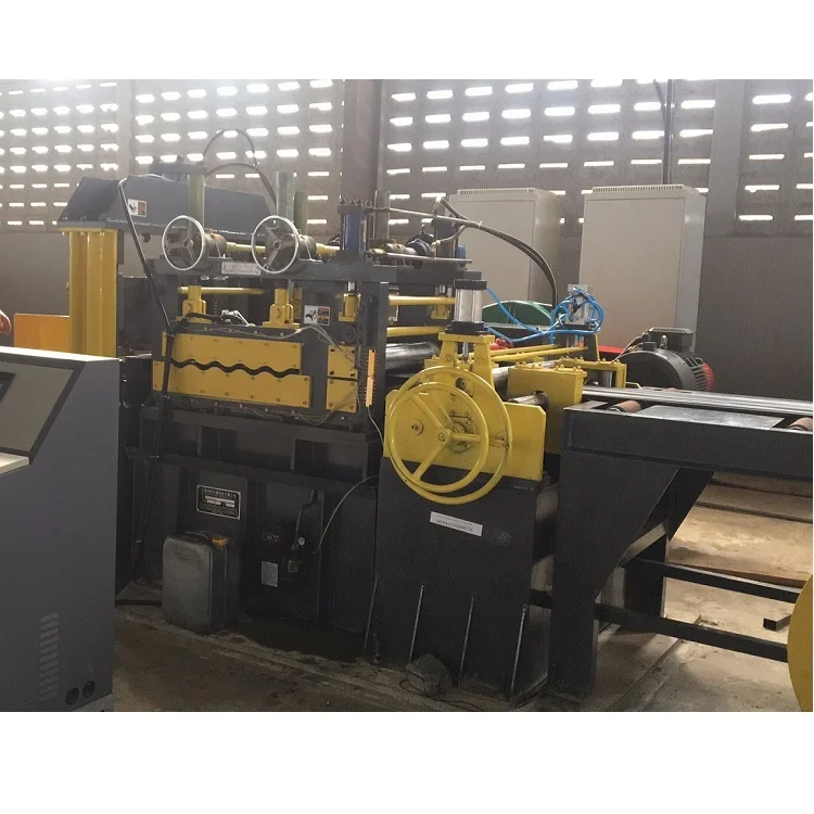 
HR steel strip flat bar slitting and cutting cut to length line 