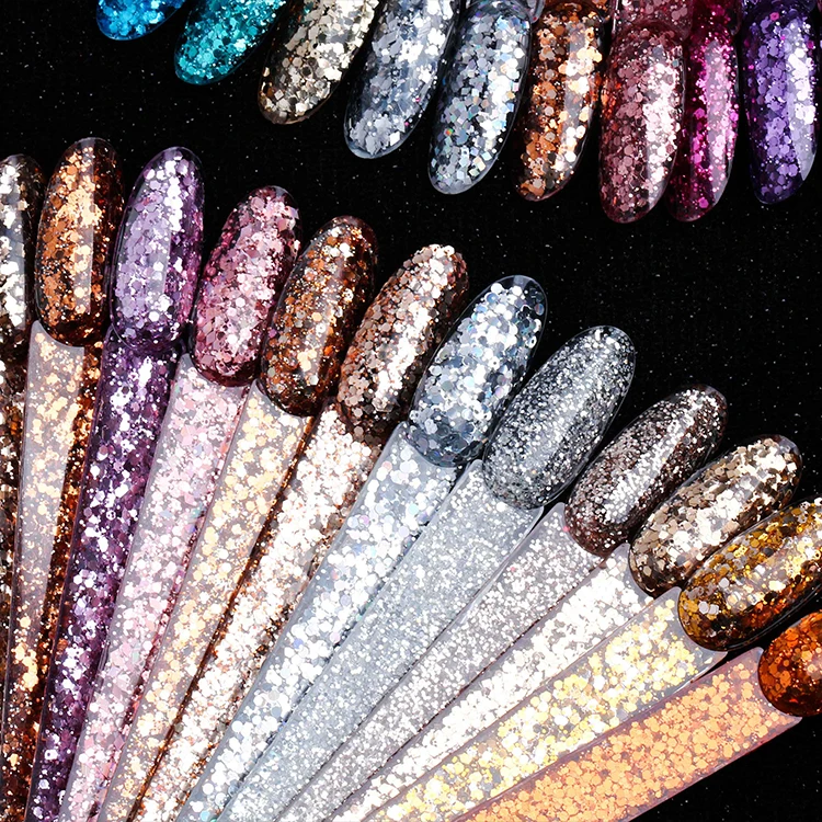 OEM ODM free sample mixcoco gel polish nail gel polish glitter 1KG 5KG 10KG