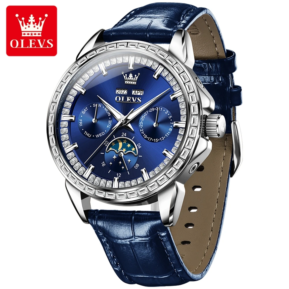 OLEVS 6695 Business Casual Mechanical Customized Watches For Men Waterproof