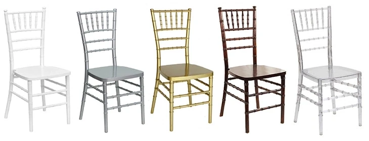 Chiavari Tiffany Banquet Chair Crystal Clear PC Plastic Modern Style for Weddings Dining Hotels and Outdoor Use