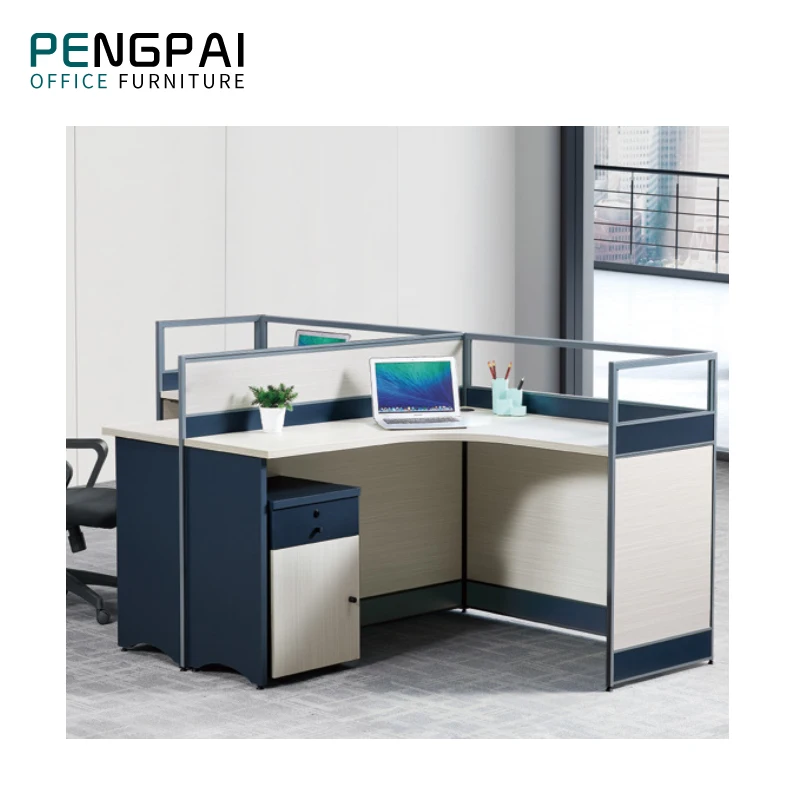 European style modern two person furniture sets small corner home office desk station